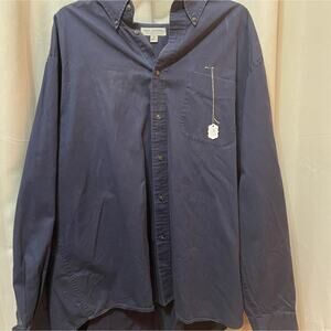 John Ashford Mens's XL Blue Dress Shirt